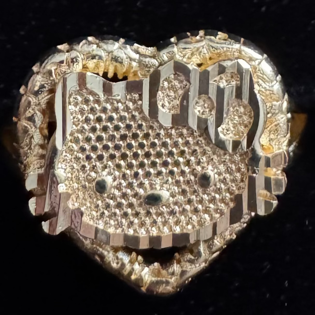 Hearted Hello Kitty Ring